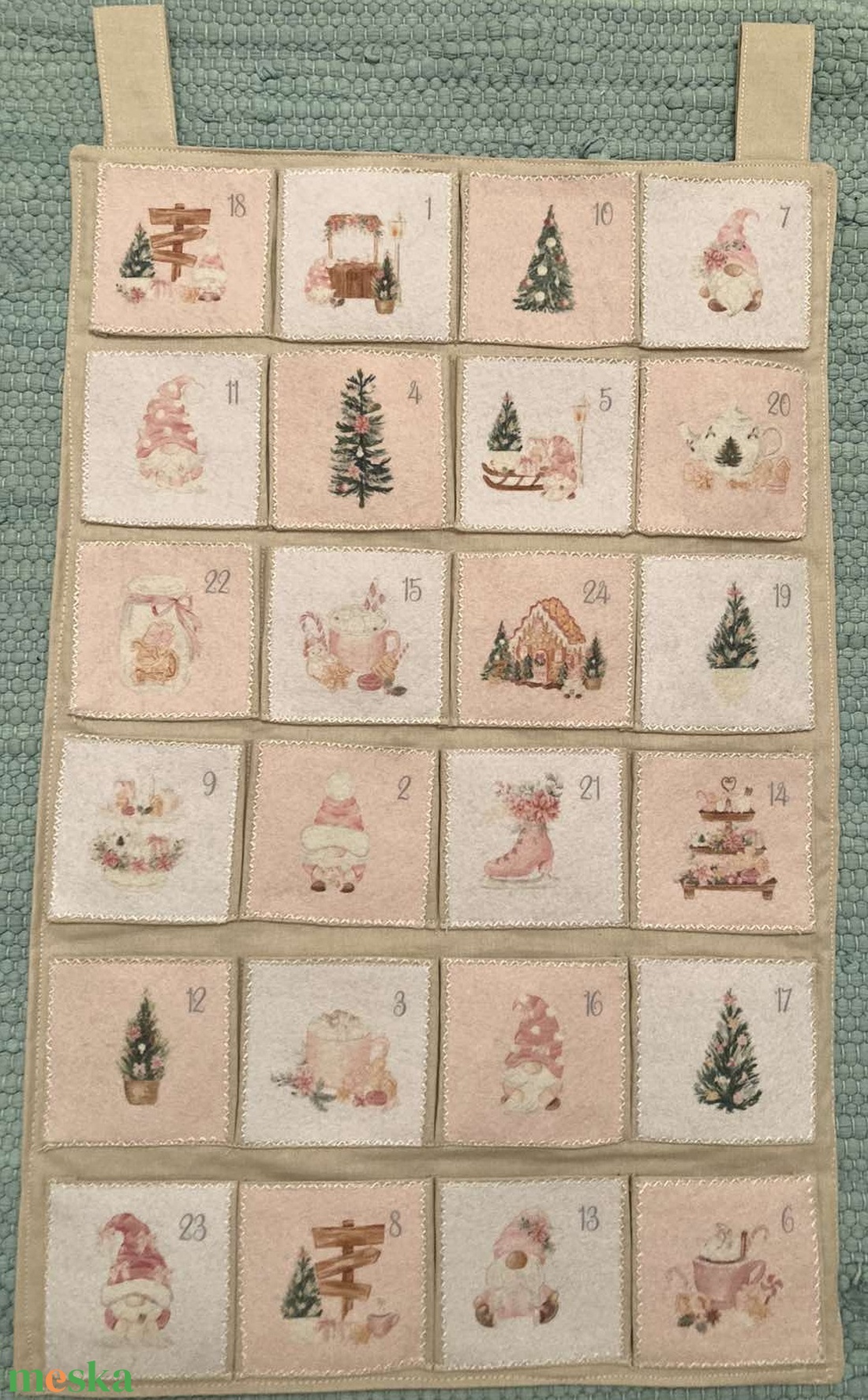 Adventi naptár - karácsony - adventi díszek - adventi naptár - Meska.hu