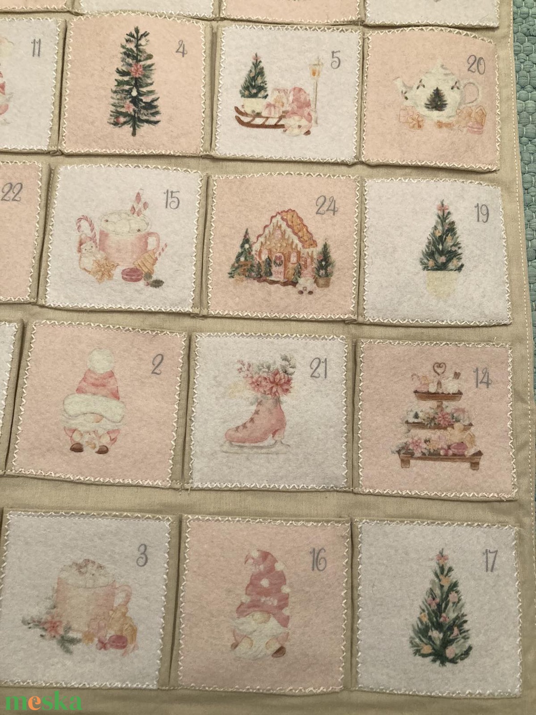 Adventi naptár - karácsony - adventi díszek - adventi naptár - Meska.hu