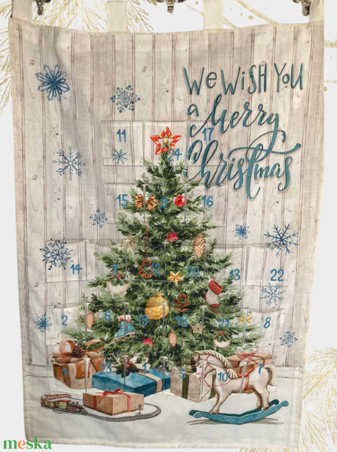 Örök Adventi naptár - karácsony - adventi díszek - adventi naptár - Meska.hu