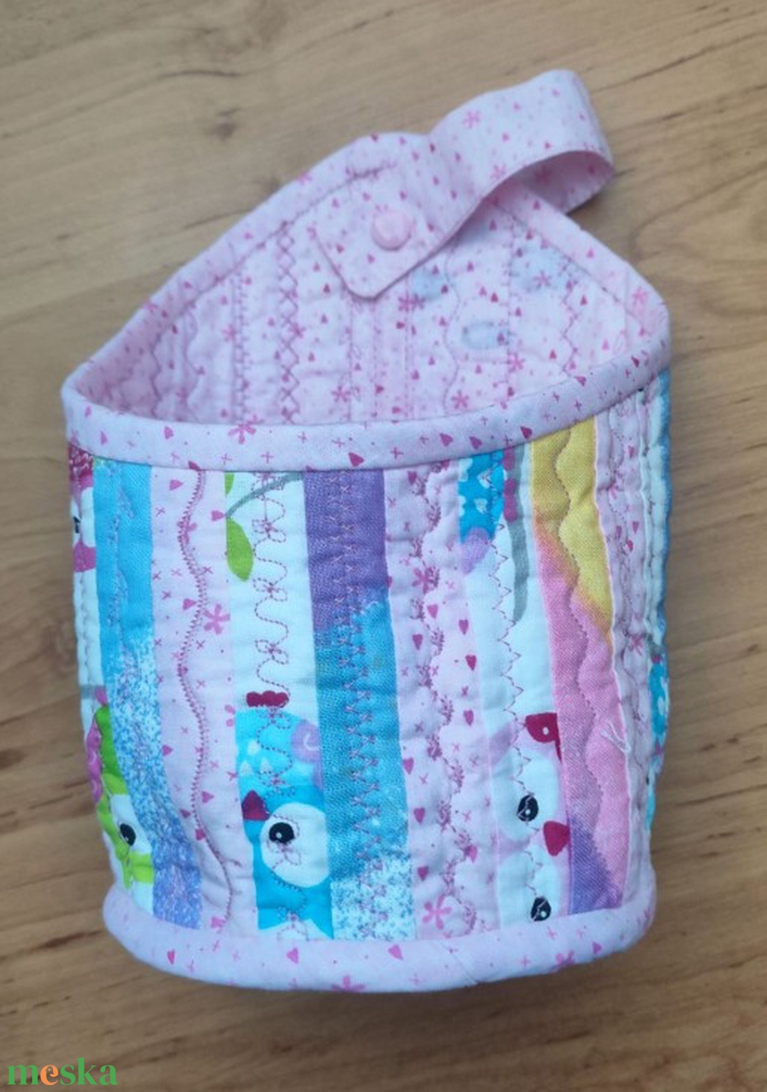 Akasztható, kis tároló szütyő - otthon & életmód - tárolás & rendszerezés - tárolókosár - Meska.hu