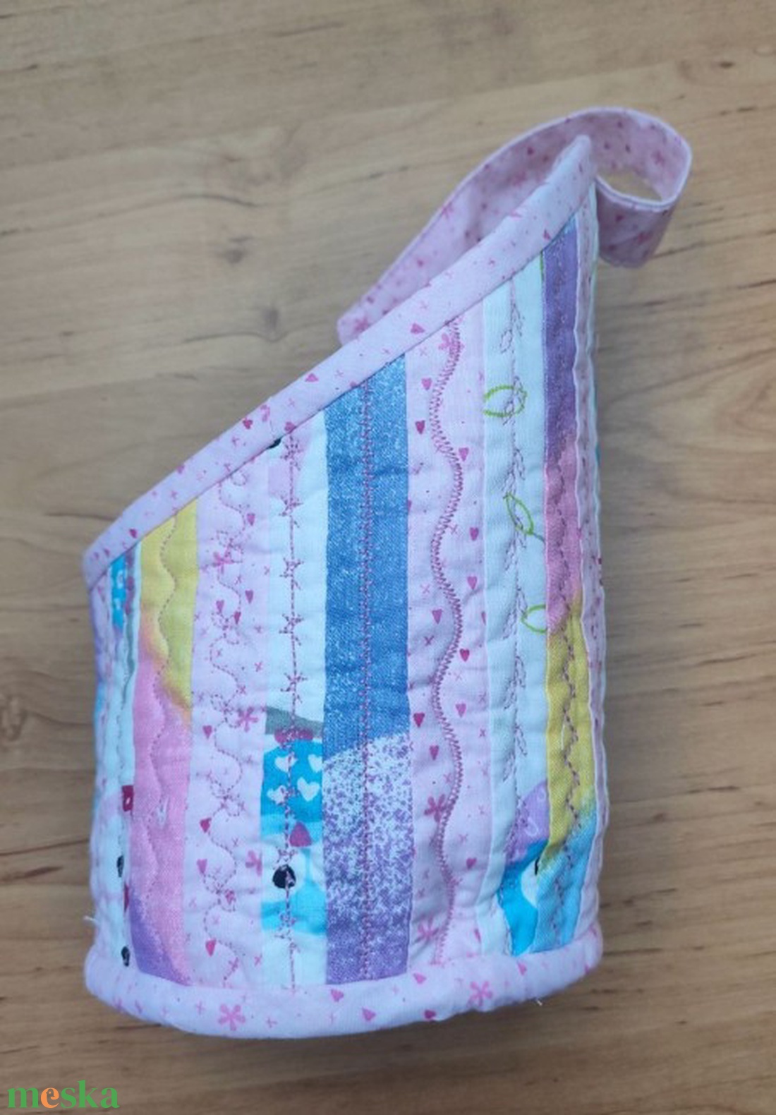 Akasztható, kis tároló szütyő - otthon & életmód - tárolás & rendszerezés - tárolókosár - Meska.hu