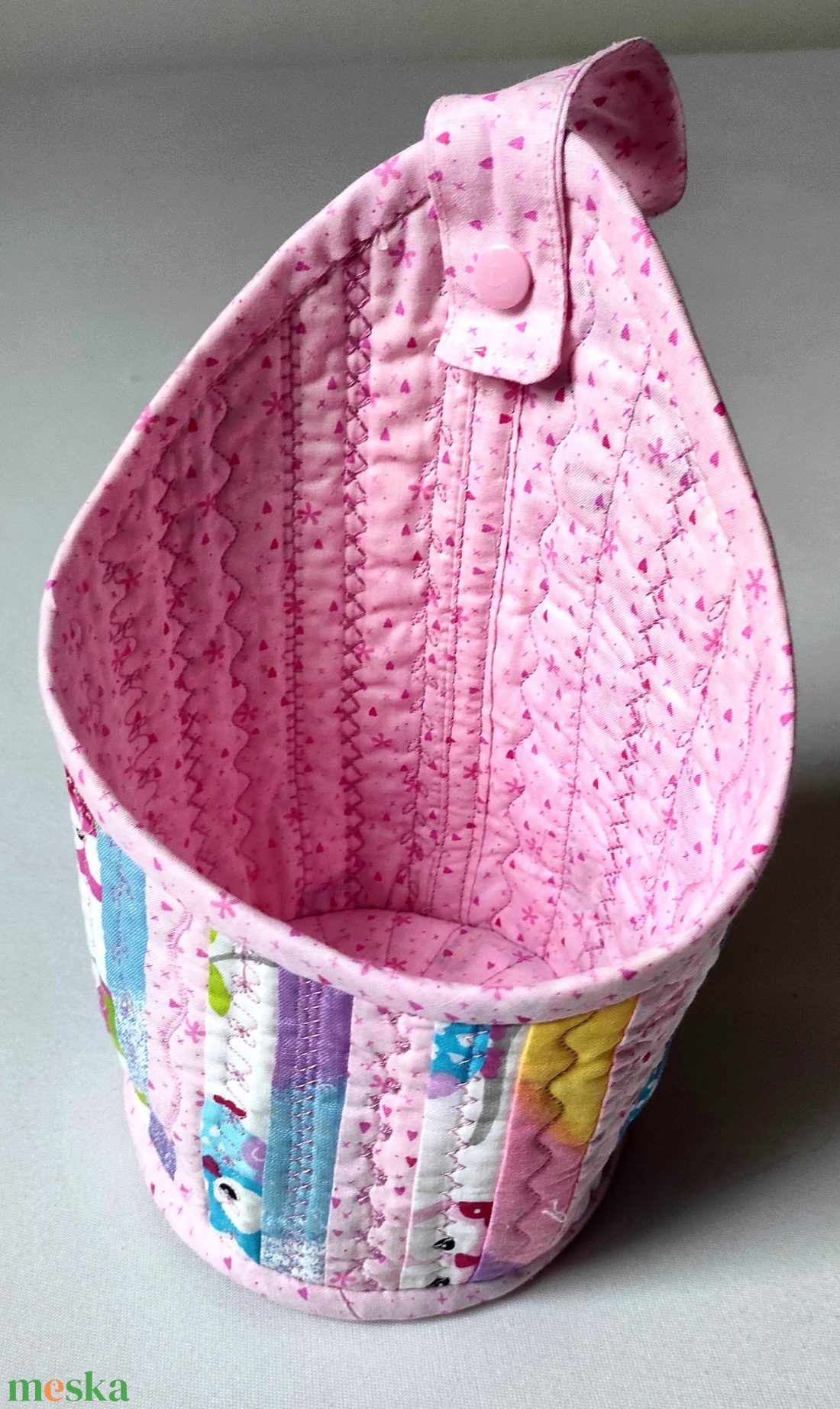 Akasztható, kis tároló szütyő - otthon & életmód - tárolás & rendszerezés - tárolókosár - Meska.hu