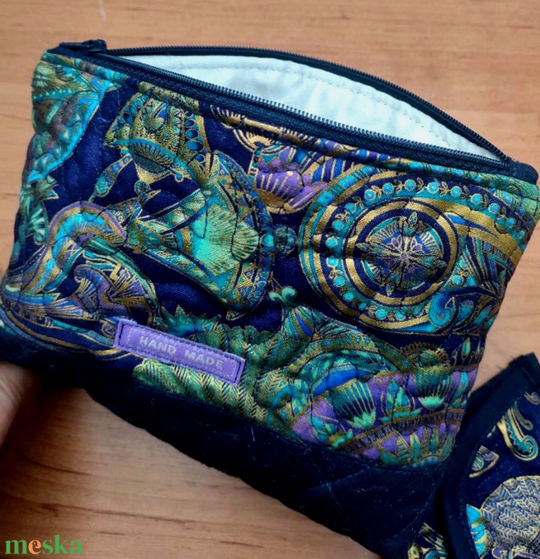 Keleties mintájú neszeszer pénztárcával - táska & tok - neszesszer - Meska.hu