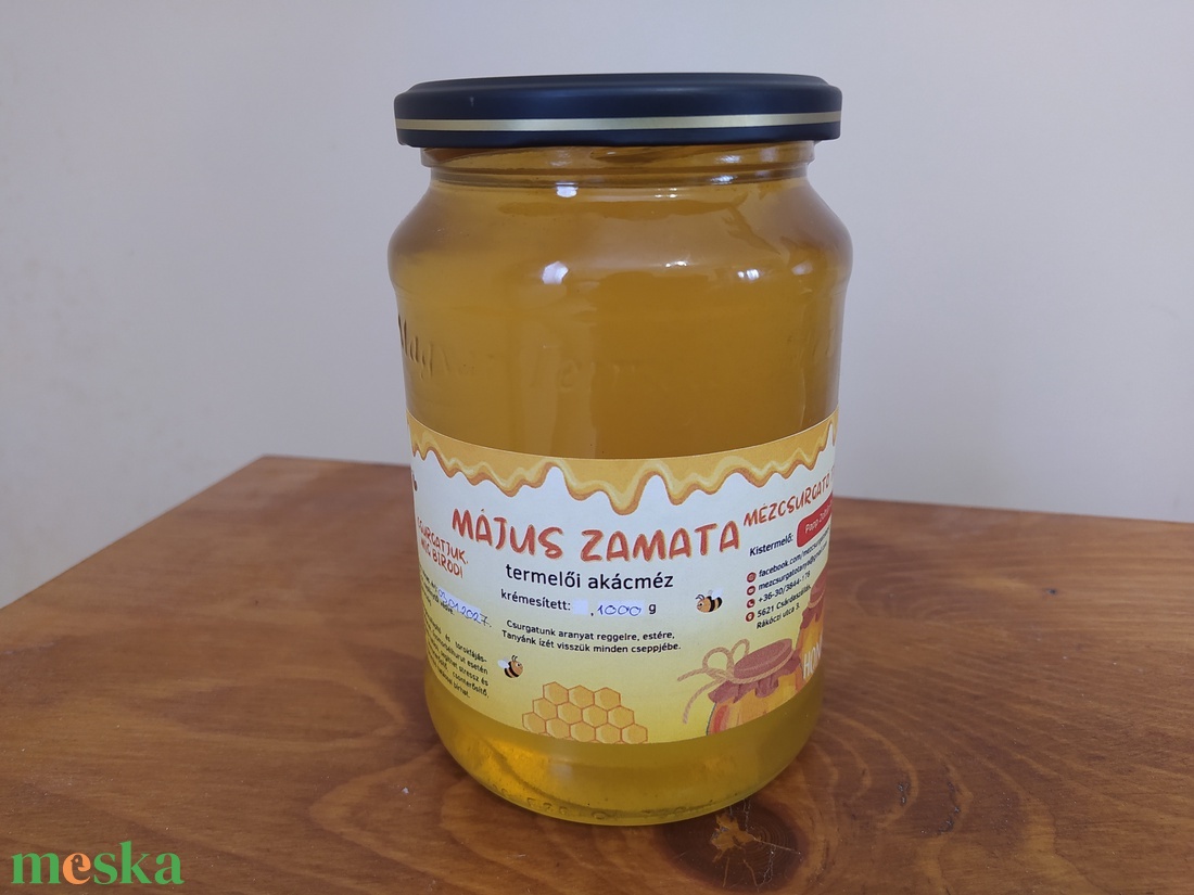 Május zamata - termelői akácméz - élelmiszer - méz & propolisz - Meska.hu