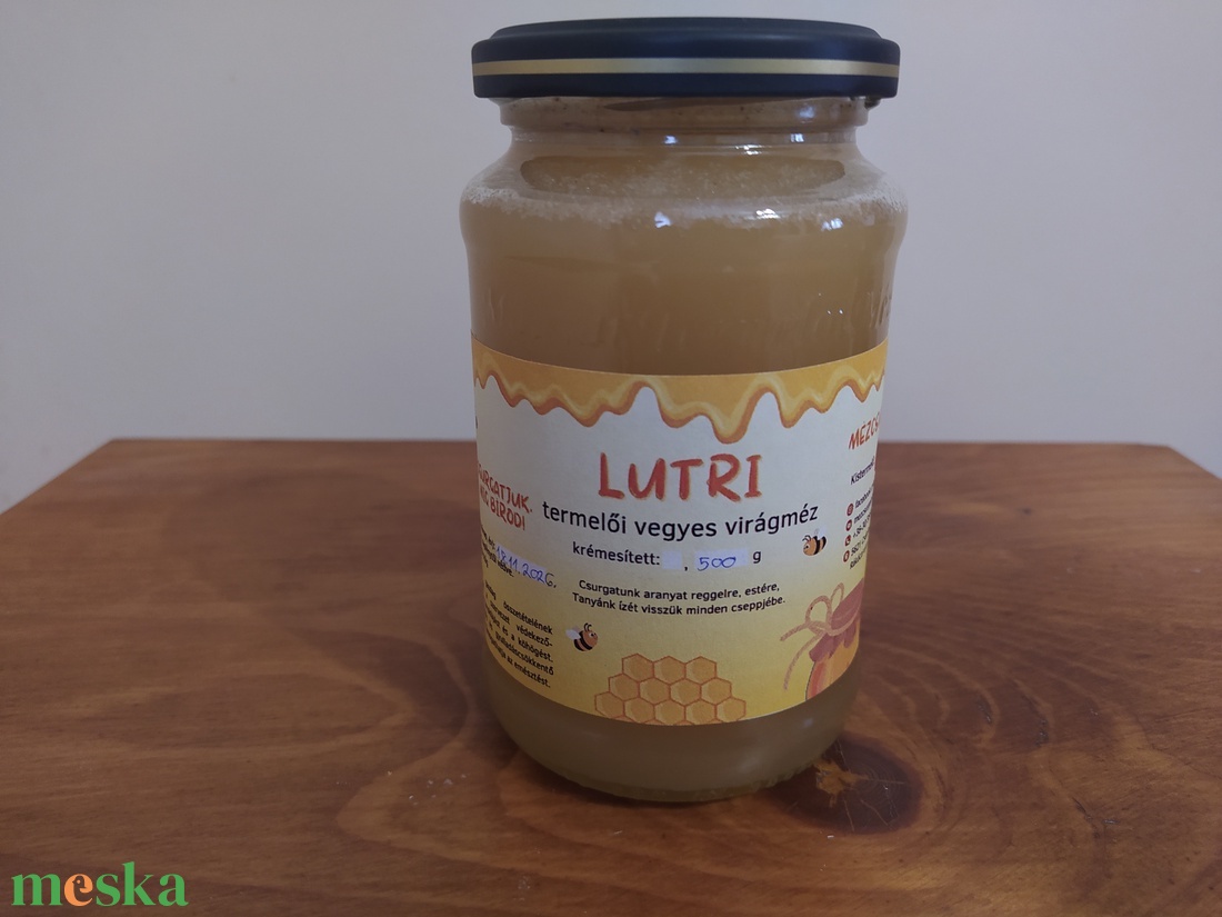 Lutri - termelői vegyes virágméz - élelmiszer - méz & propolisz - Meska.hu