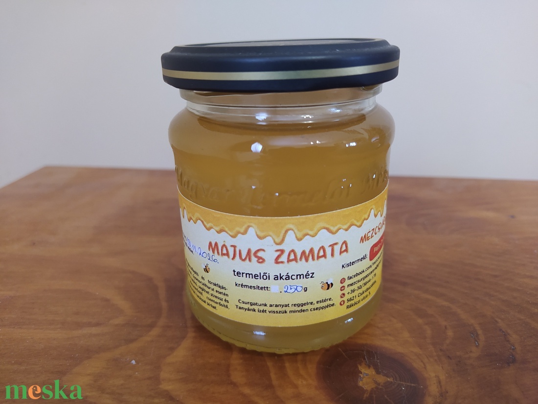3 x 250 g méz méhsejtmintás díszcsomagolásban - élelmiszer - méz & propolisz - Meska.hu