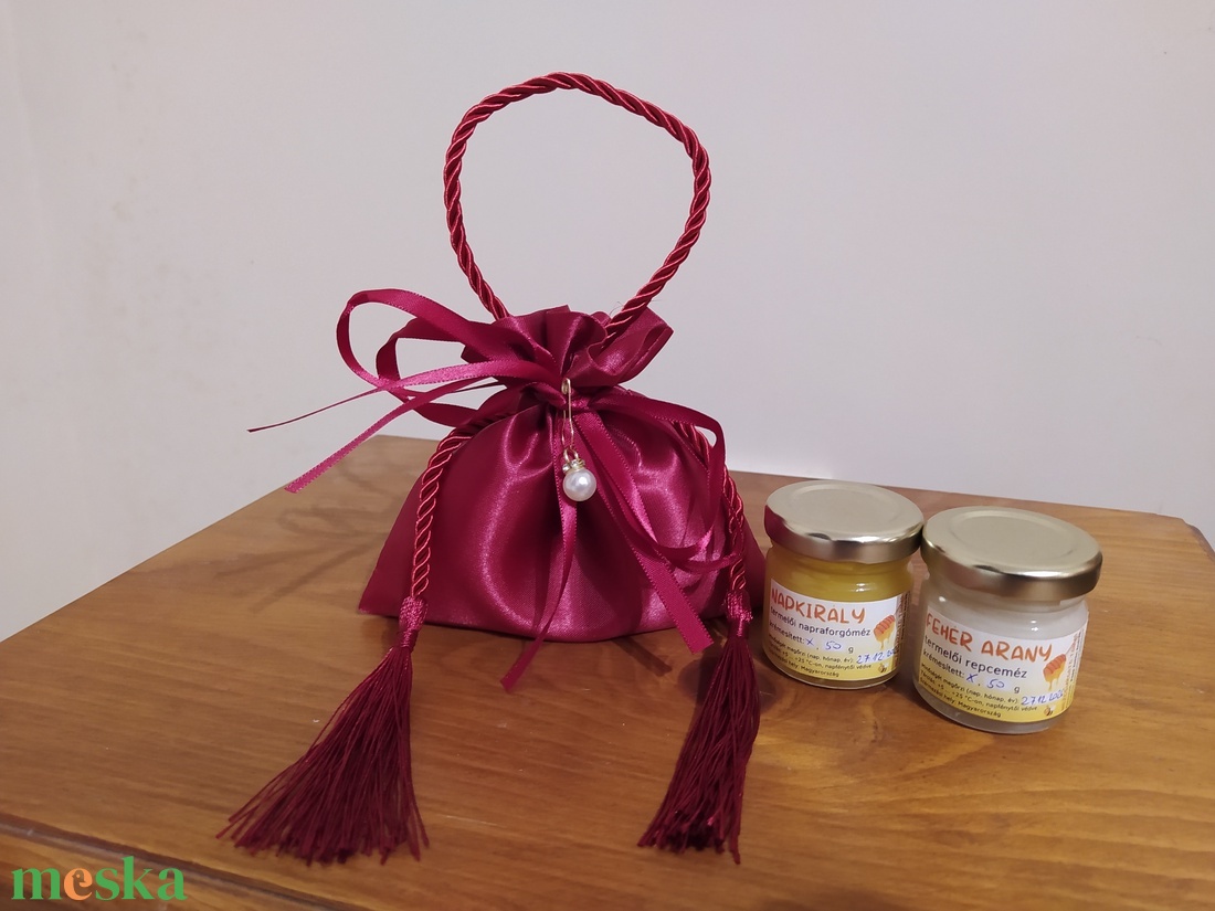Mézédes ajándék Valentin napra, évfordulóra, eljegyzésre, romantikus alkalmakra stb. - élelmiszer - méz & propolisz - Meska.hu