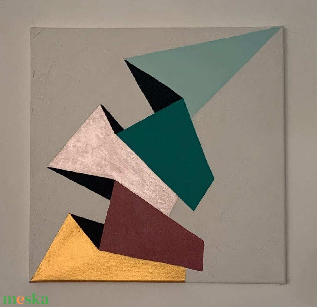 Geometria - akril festmény - művészet - festmény - akril - Meska.hu Geometria - akril festmény - művészet - festmény - akril - Meska.hu