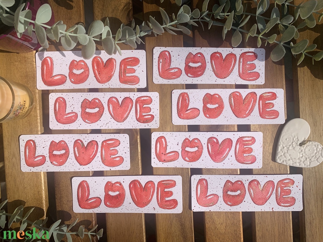 Love - akvarell könyvjelzők - könyv & zene - könyvjelző - Meska.hu Love - akvarell könyvjelzők - könyv & zene - könyvjelző - Meska.hu