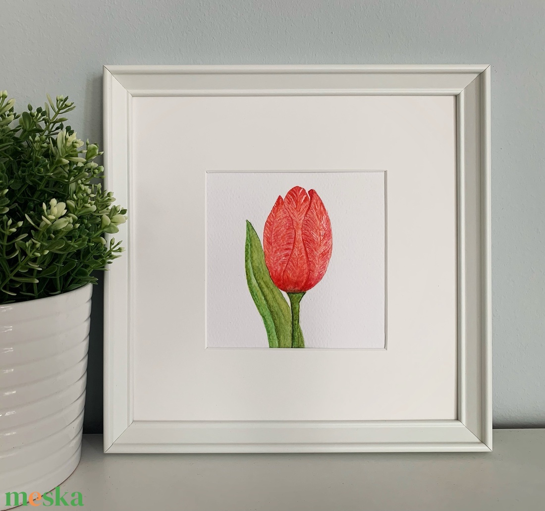Magnólia, tulipán, búzavirág - akvarellek - művészet - festmény - akvarell - Meska.hu Magnólia, tulipán, búzavirág - akvarellek - művészet - festmény - akvarell - Meska.hu