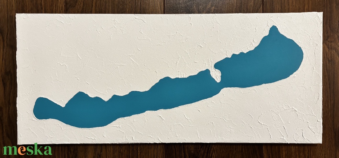 Balaton akril festmény - művészet - festmény - akril - Meska.hu