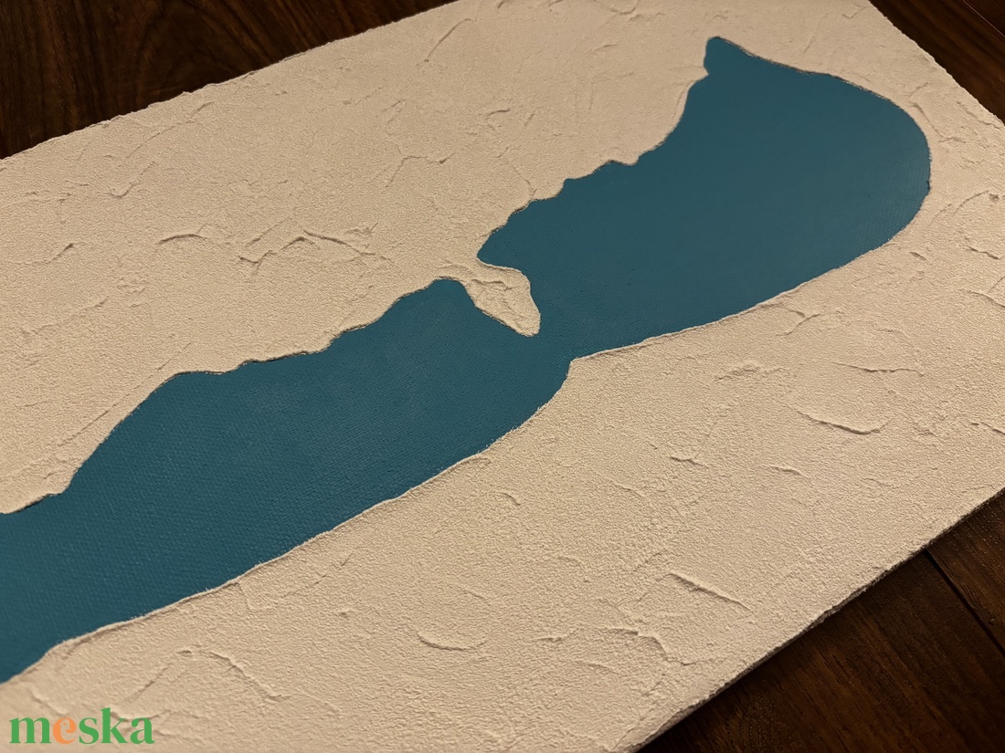 Balaton akril festmény - művészet - festmény - akril - Meska.hu