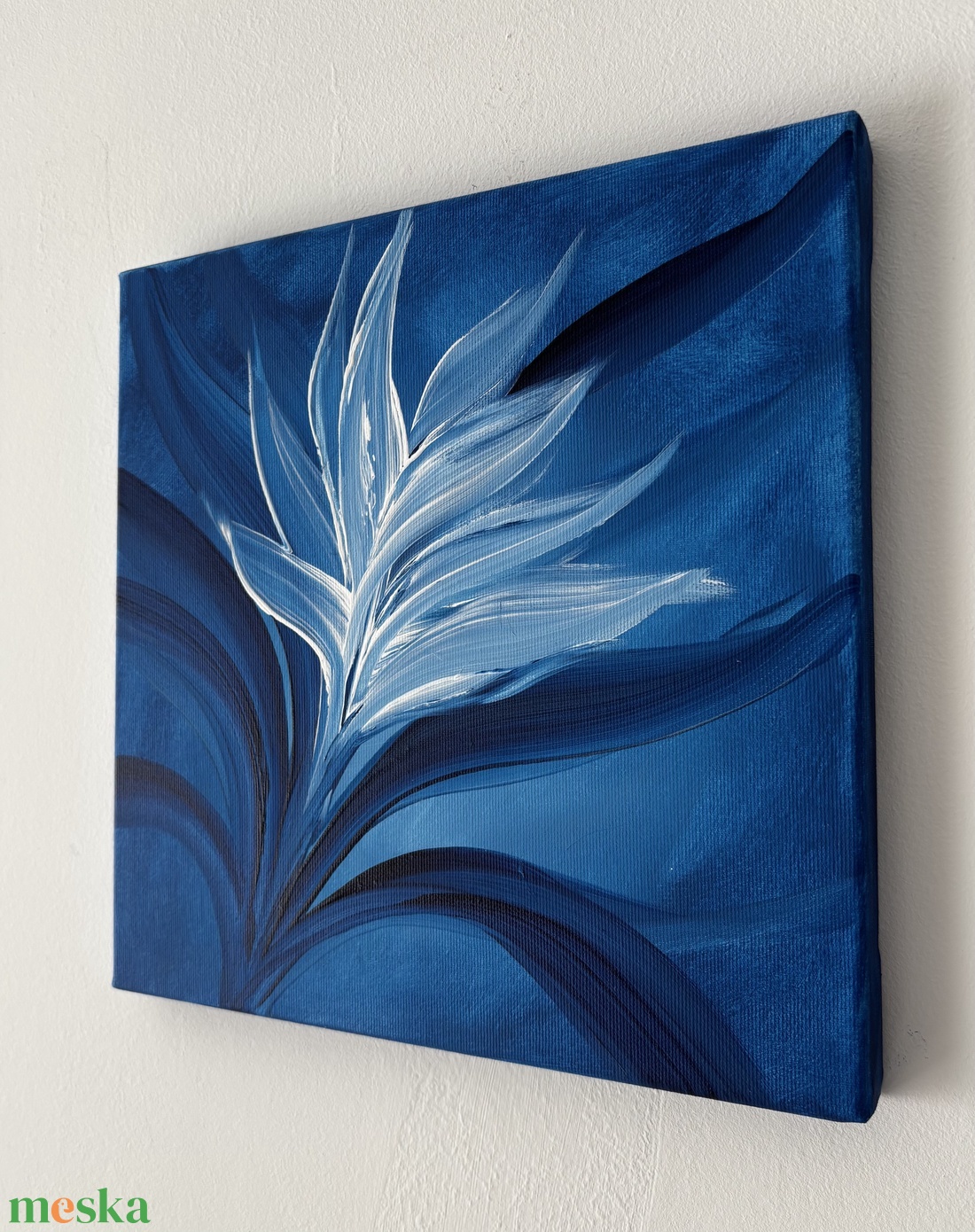 Modern botanikai stílusú festmény - művészet - festmény - akril - Meska.hu