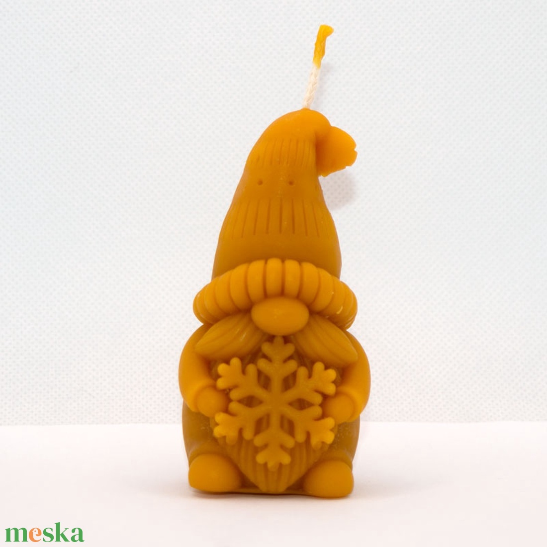 Emil manó méhviasz gyertya - karácsony - karácsonyi lakásdekoráció - karácsonyi illatgyertya, mécses - Meska.hu