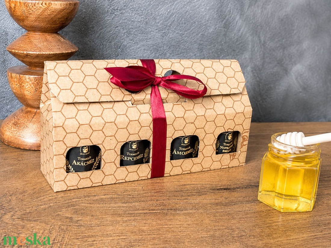 Házikó mézes díszdoboz - élelmiszer - gourmet ajándékcsomag - Meska.hu