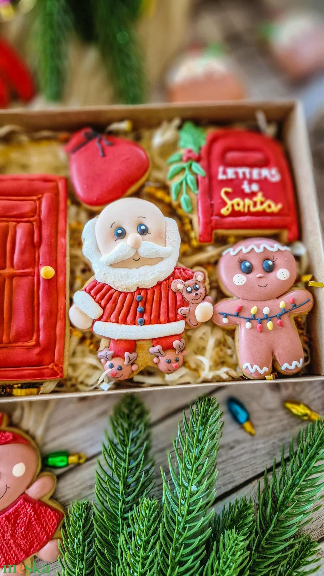 Miki ajándékdoboz 200x150x35 mm barna dobozban - karácsony - mikulás - mikulás ajándékok - Meska.hu