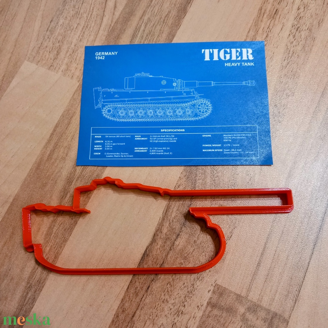 Harckocsi (tank) sütikiszúró - Tiger (Tigris, 1942) - otthon & életmód - konyhafelszerelés, tálalás - sütés, főzés - sütikiszúró - Meska.hu Harckocsi (tank) sütikiszúró - Tiger (Tigris, 1942) - otthon & életmód - konyhafelszerelés, tálalás - sütés, főzés - sütikiszúró - Meska.hu