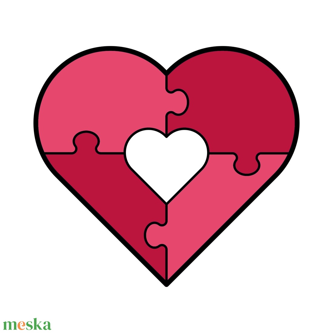 Szív kirakó (puzzle) sütikiszúró - otthon & életmód - konyhafelszerelés, tálalás - sütés, főzés - sütikiszúró - Meska.hu Szív kirakó (puzzle) sütikiszúró - otthon & életmód - konyhafelszerelés, tálalás - sütés, főzés - sütikiszúró - Meska.hu