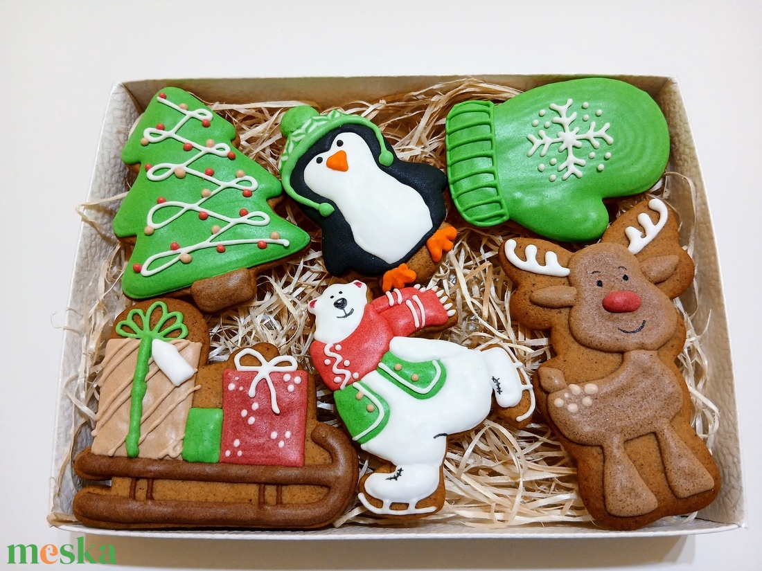 Mézeskalács Box - Téli Édes Kaland - karácsony - mikulás - mikulás beltéri dekoráció - Meska.hu