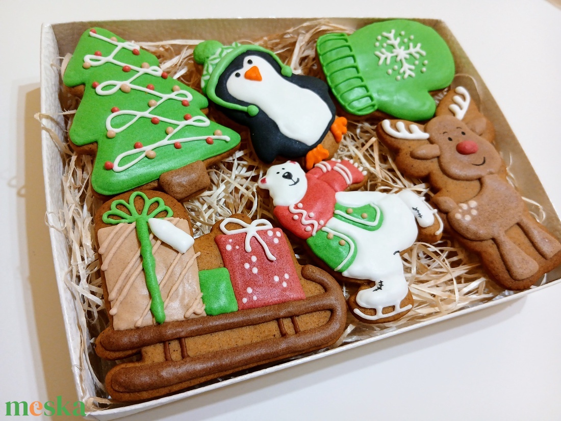 Mézeskalács Box - Téli Édes Kaland - karácsony - mikulás - mikulás beltéri dekoráció - Meska.hu