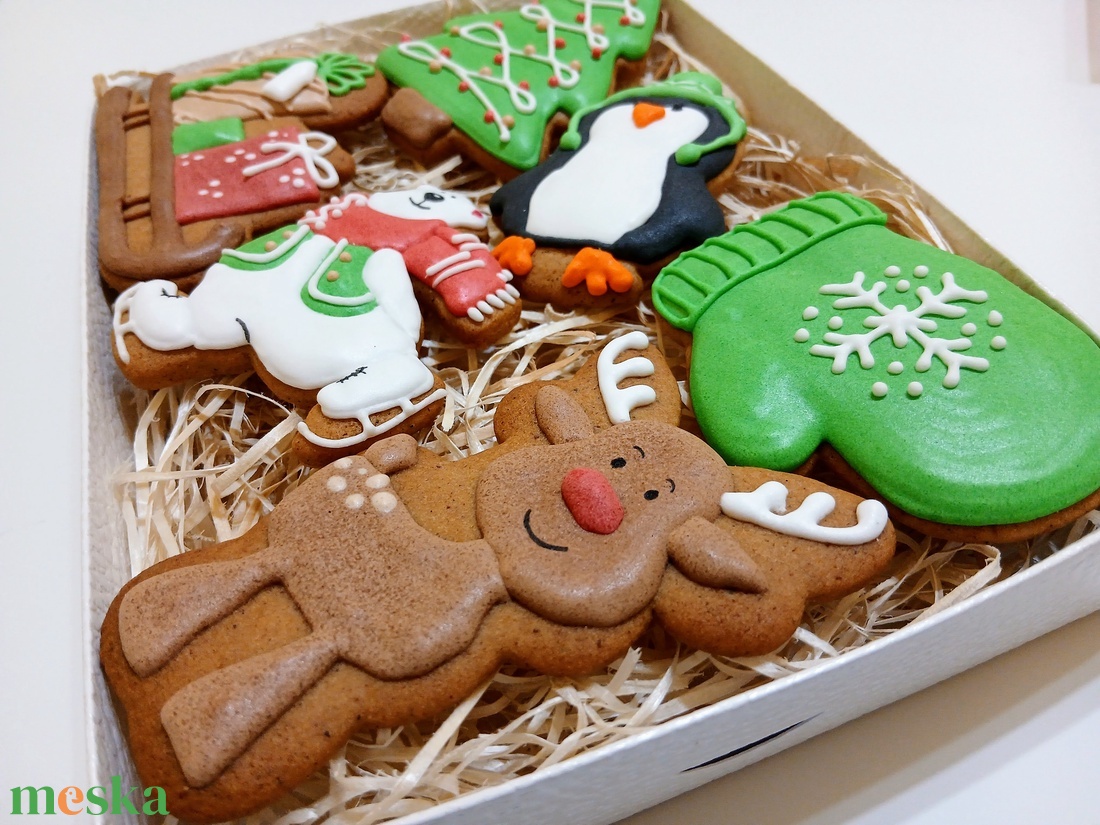 Mézeskalács Box - Téli Édes Kaland - karácsony - mikulás - mikulás beltéri dekoráció - Meska.hu
