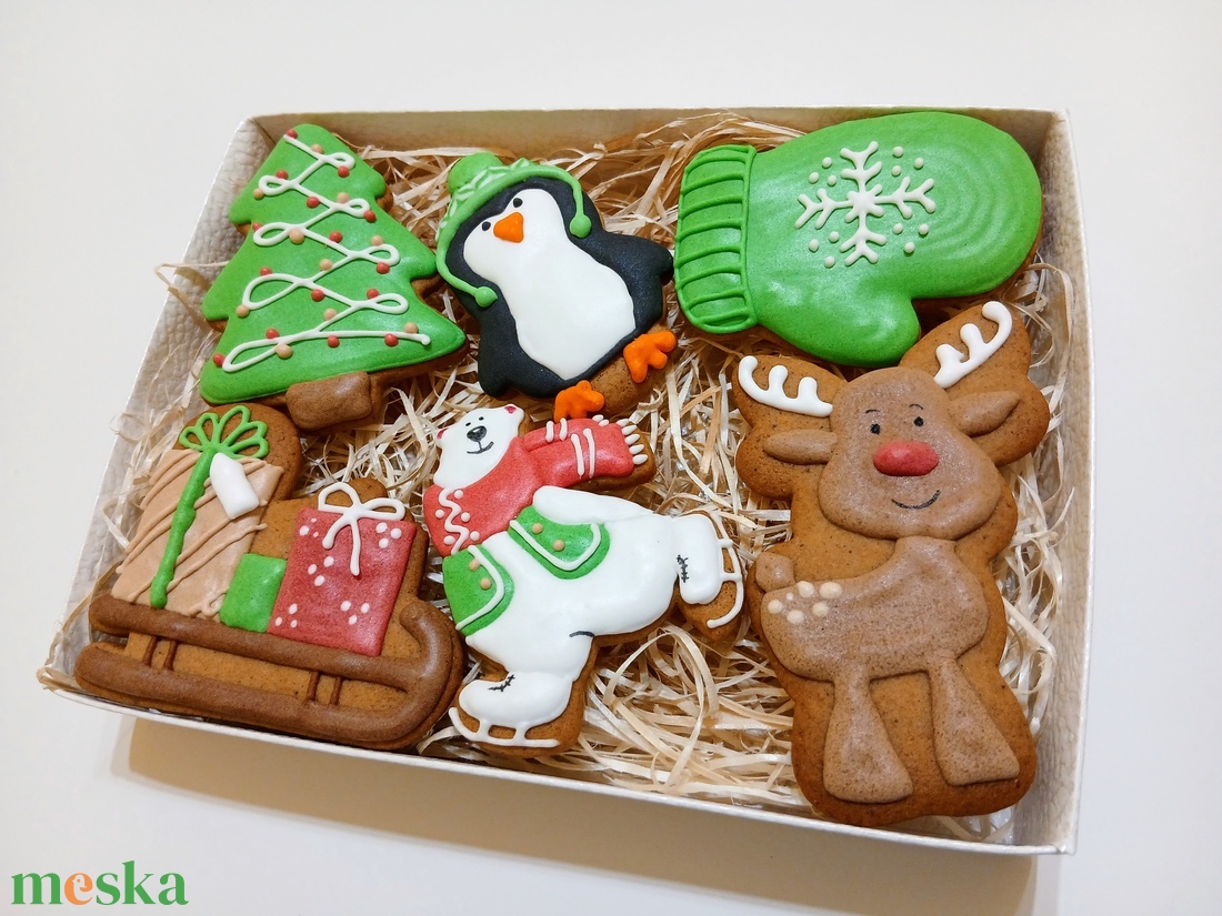 Mézeskalács Box - Téli Édes Kaland - karácsony - mikulás - mikulás beltéri dekoráció - Meska.hu