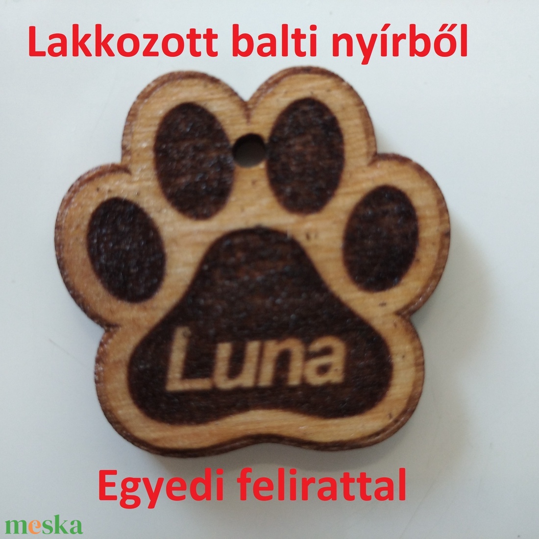 Tappancs formájú gravírozott kutya macska biléta egyedi névvel telefonszámmal - otthon & életmód - kisállatoknak - kutyáknak - kutya biléta - Meska.hu