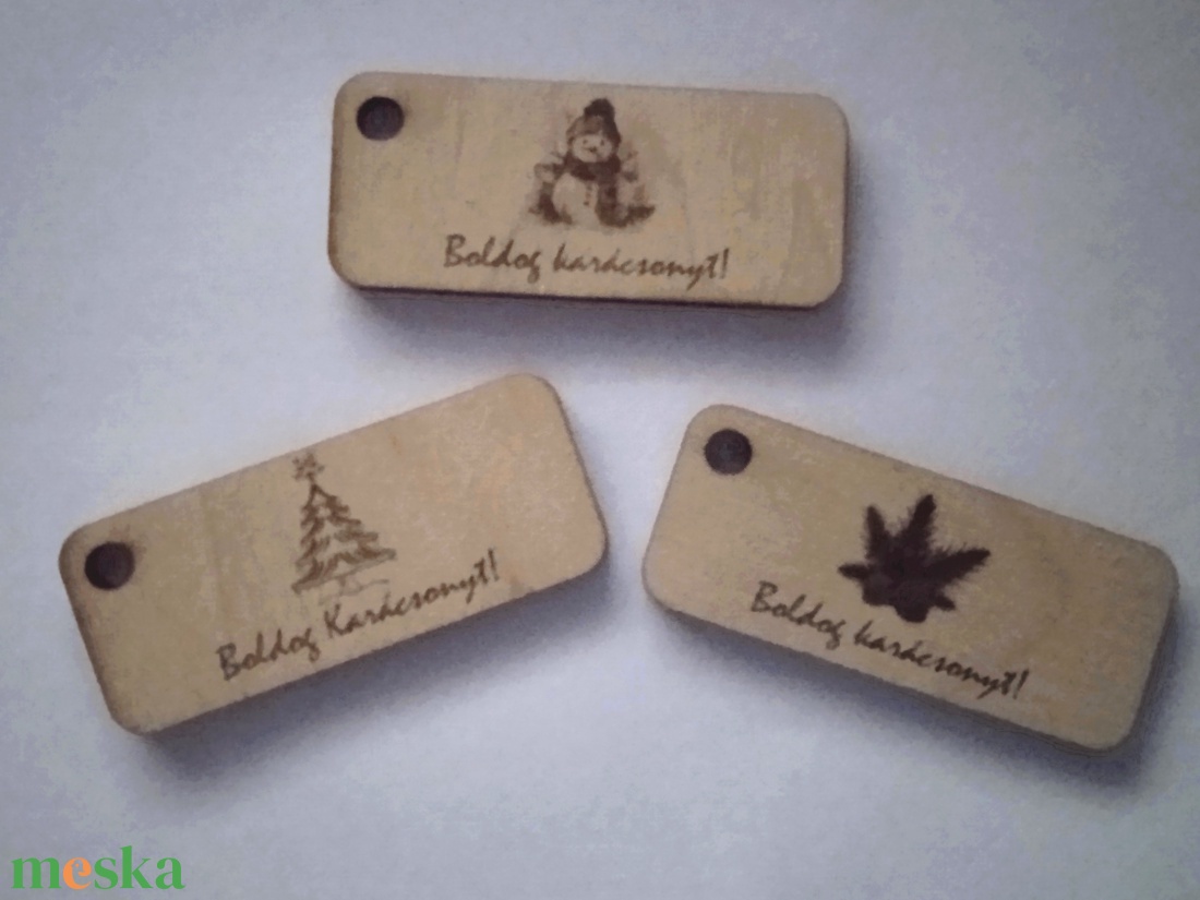 Karácsonyi ajándékkísérő kártya - otthon & életmód - papír, írószer - ajándékozás kellékei - ajándékkísérő - Meska.hu