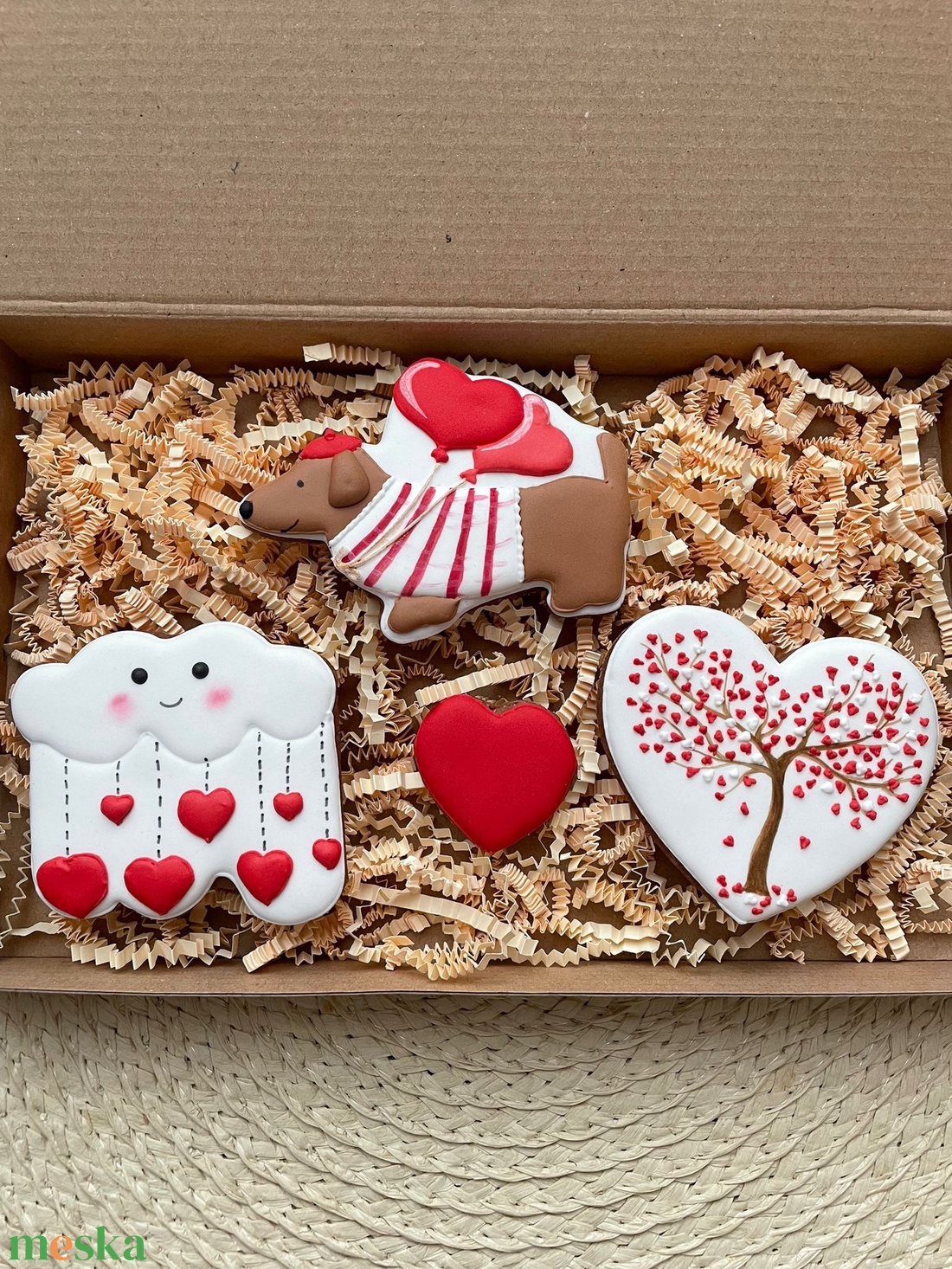 Szerelmes tacsi - Valentin napi mézeskalács box - otthon & életmód - dekoráció - dísztárgy - Meska.hu Szerelmes tacsi - Valentin napi mézeskalács box - otthon & életmód - dekoráció - dísztárgy - Meska.hu