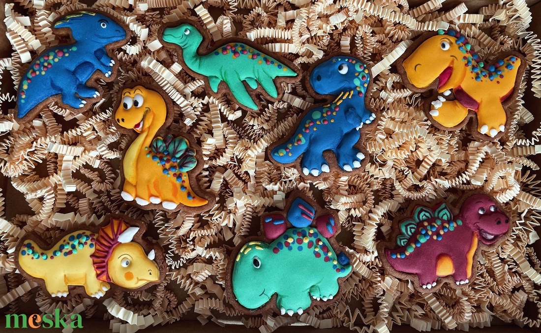 Dino csapat mézi box - otthon & életmód - dekoráció - dísztárgy - Meska.hu