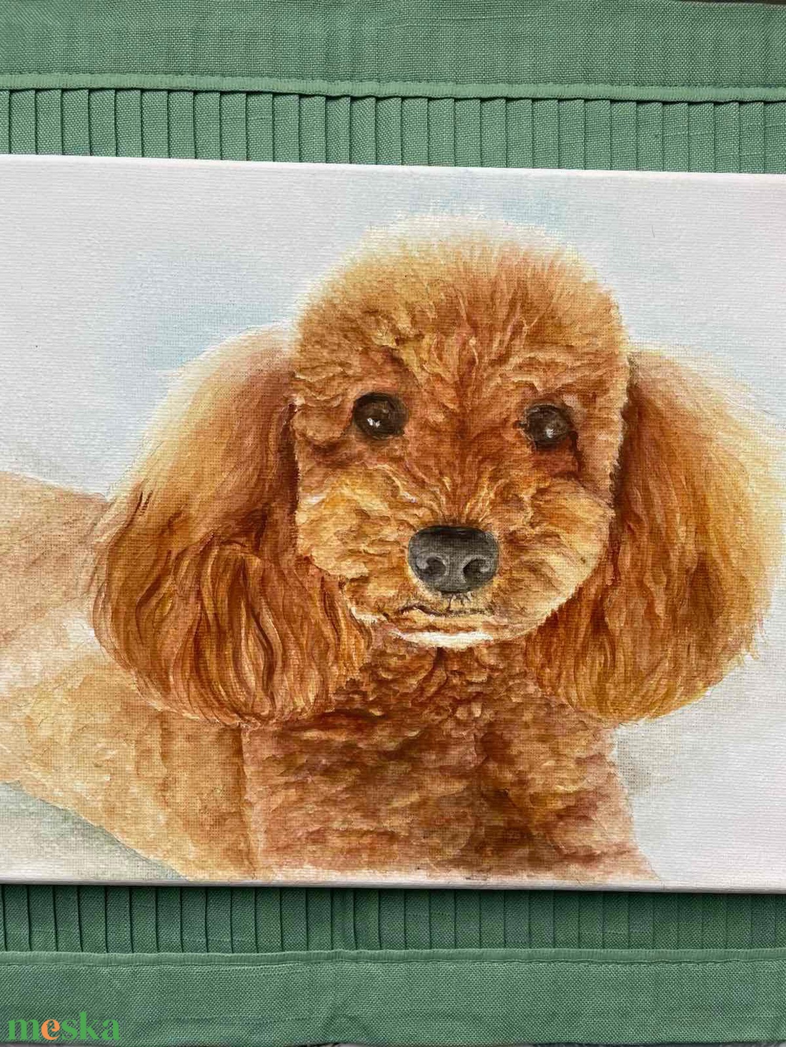 Egyedi festmény, kézzel festett állat portré - művészet - festmény - akril - Meska.hu