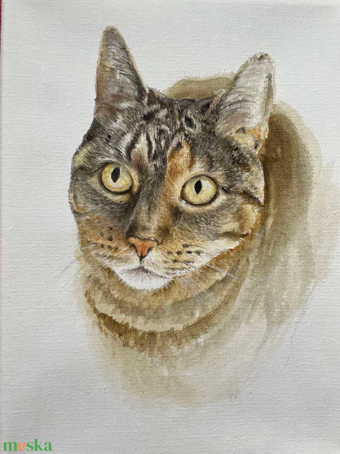 Egyedi festmény, kézzel festett állat portré - művészet - festmény - akril - Meska.hu