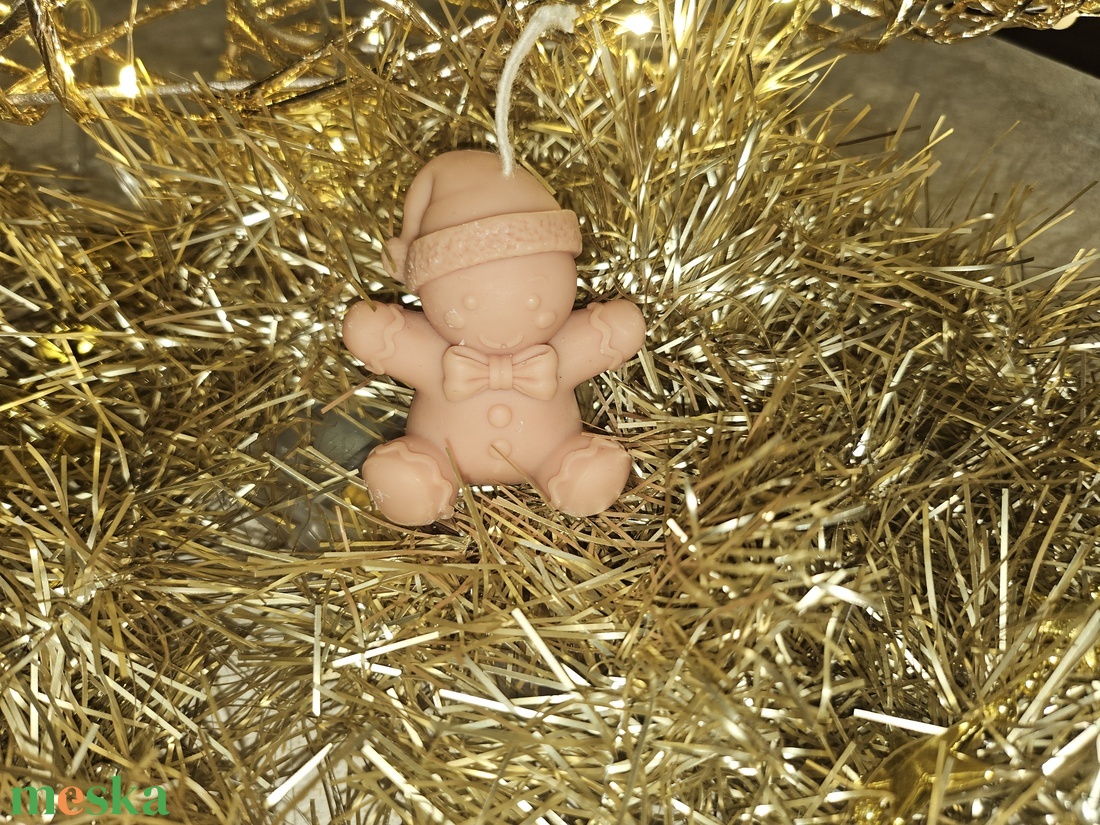 1db Illatmentes, 100% szójaviasz figura - karácsony - adventi díszek - adventi gyertyadíszek és koszorúdíszek - Meska.hu