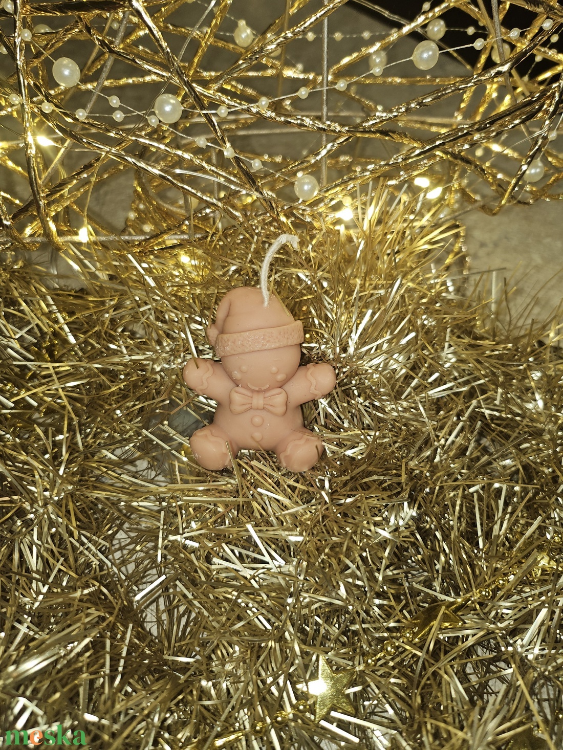 1db Illatmentes, 100% szójaviasz figura - karácsony - adventi díszek - adventi gyertyadíszek és koszorúdíszek - Meska.hu