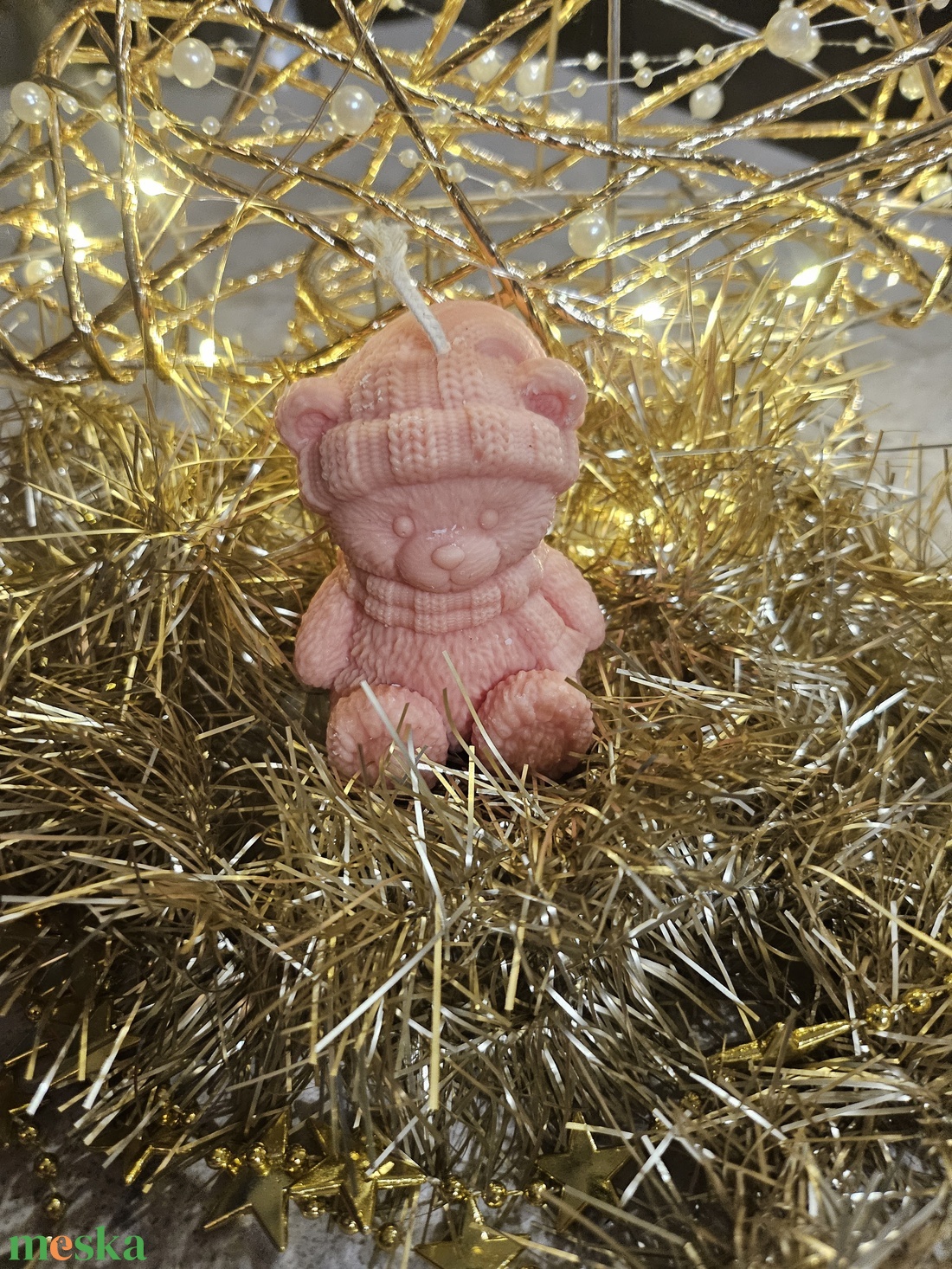 Illatmentes 100% szójaviasz figurás gyertya - karácsony - adventi díszek - adventi gyertyadíszek és koszorúdíszek - Meska.hu