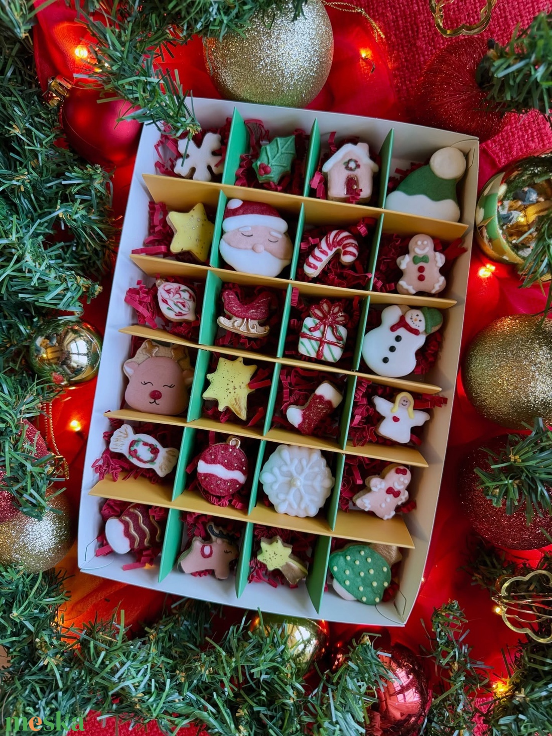 Mézeskalács adventi kalendárium - élelmiszer - édesség - mézeskalács - Meska.hu