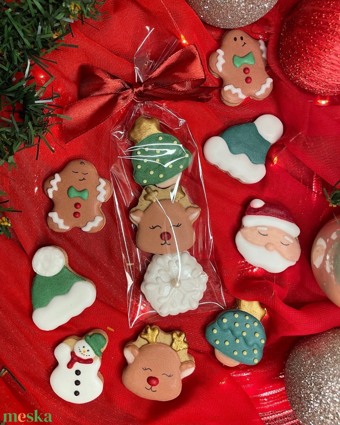 Karácsonyi mini mézeskalács szett - élelmiszer - édesség - mézeskalács - Meska.hu