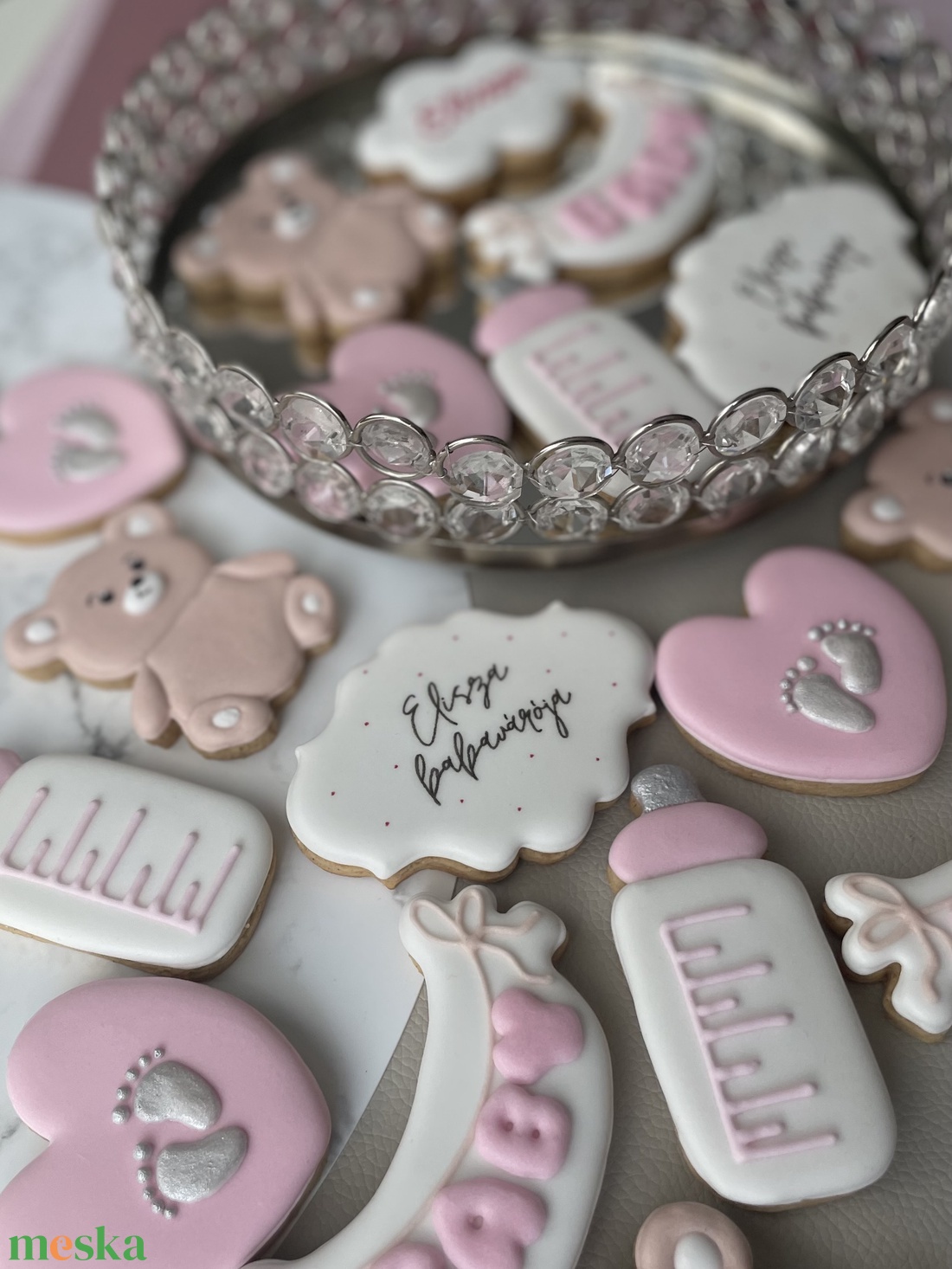 Babaváró mézeskalács szett - élelmiszer - édesség - mézeskalács - Meska.hu