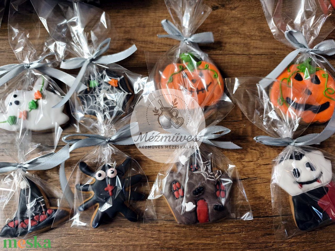 Halloween mézeskalács - élelmiszer - édesség - mézeskalács - Meska.hu