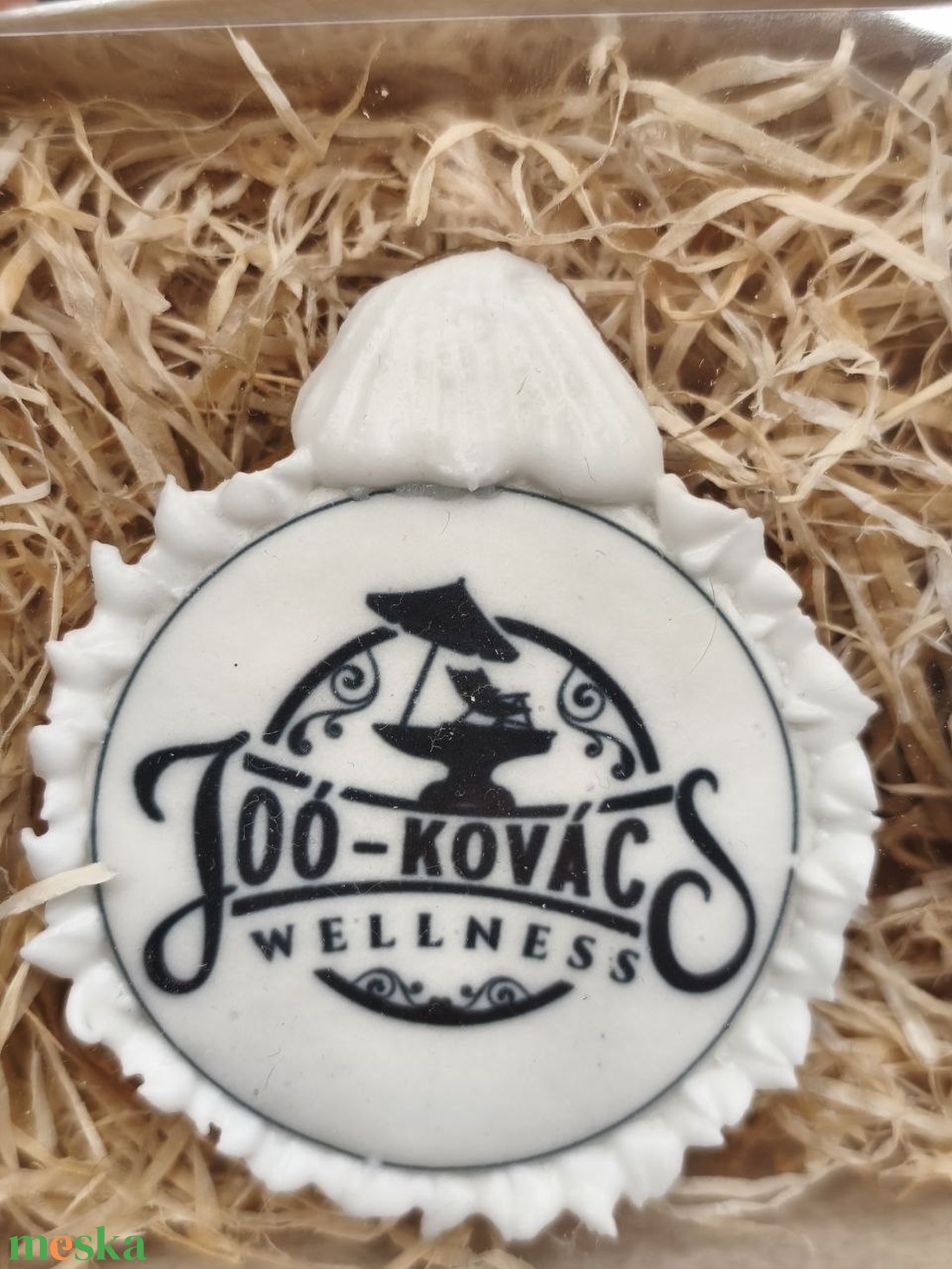 Egyedi logózott mézeskalács - karácsony - karácsonyi ajándékozás - karácsonyi képeslap, üdvözlőlap, ajándékkísérő - Meska.hu