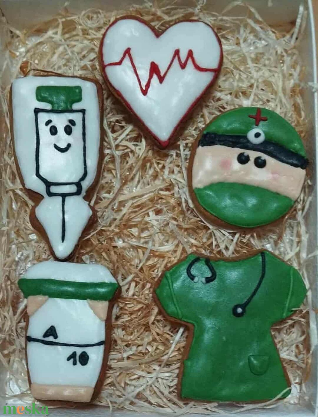 Orvos köszönő ajándék mézeskalács - otthon & életmód - dekoráció - dísztárgy - Meska.hu
