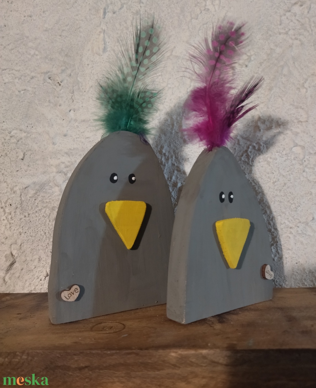 Szerelmes madárkák  lakásdekoráció  - otthon & életmód - dekoráció - dísztárgy - Meska.hu