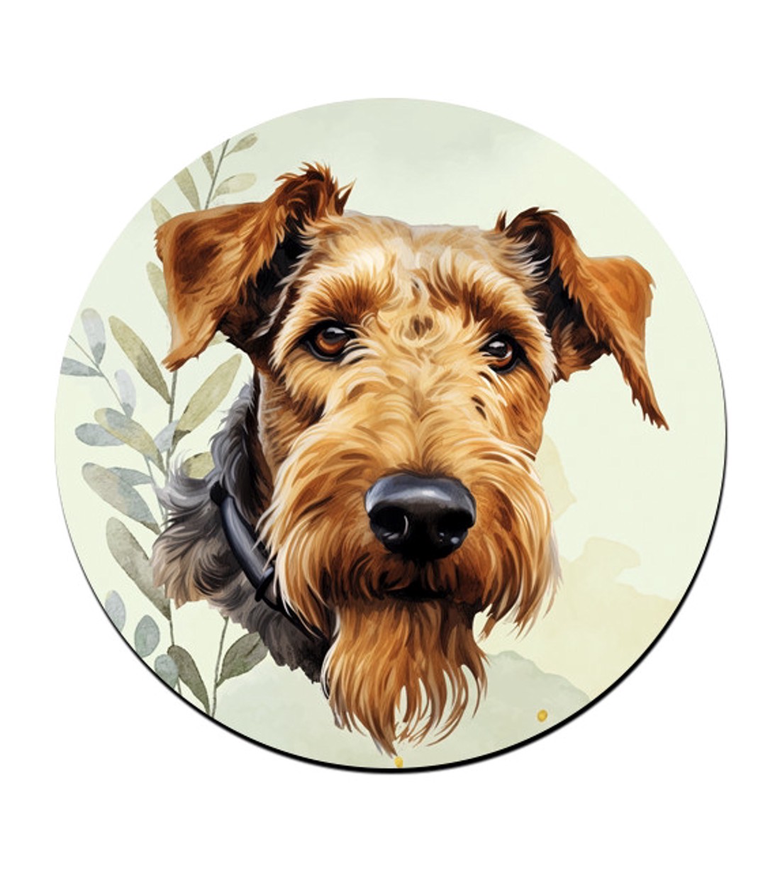 Airedale terrier portré mintás bögre alátét -  - Meska.hu