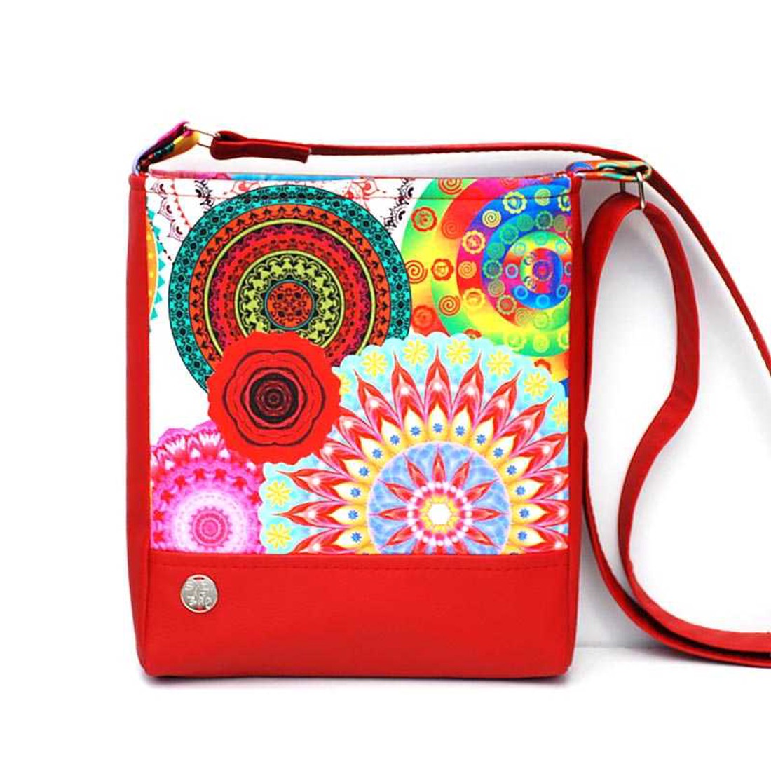 SuziartBag Piros mandalás kisméretű táska - táska & tok - kézitáska & válltáska - válltáska - Meska.hu SuziartBag Piros mandalás kisméretű táska - táska & tok - kézitáska & válltáska - válltáska - Meska.hu