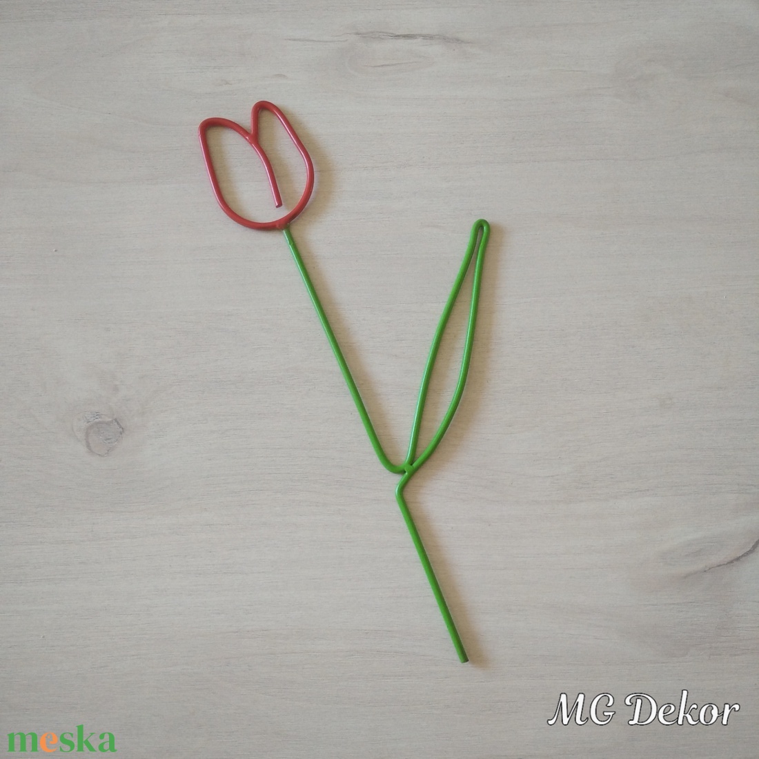 Fém tulipán - piros - otthon & életmód - dekoráció - virágdísz és tartó - csokor & virágdísz - Meska.hu Fém tulipán - piros - otthon & életmód - dekoráció - virágdísz és tartó - csokor & virágdísz - Meska.hu