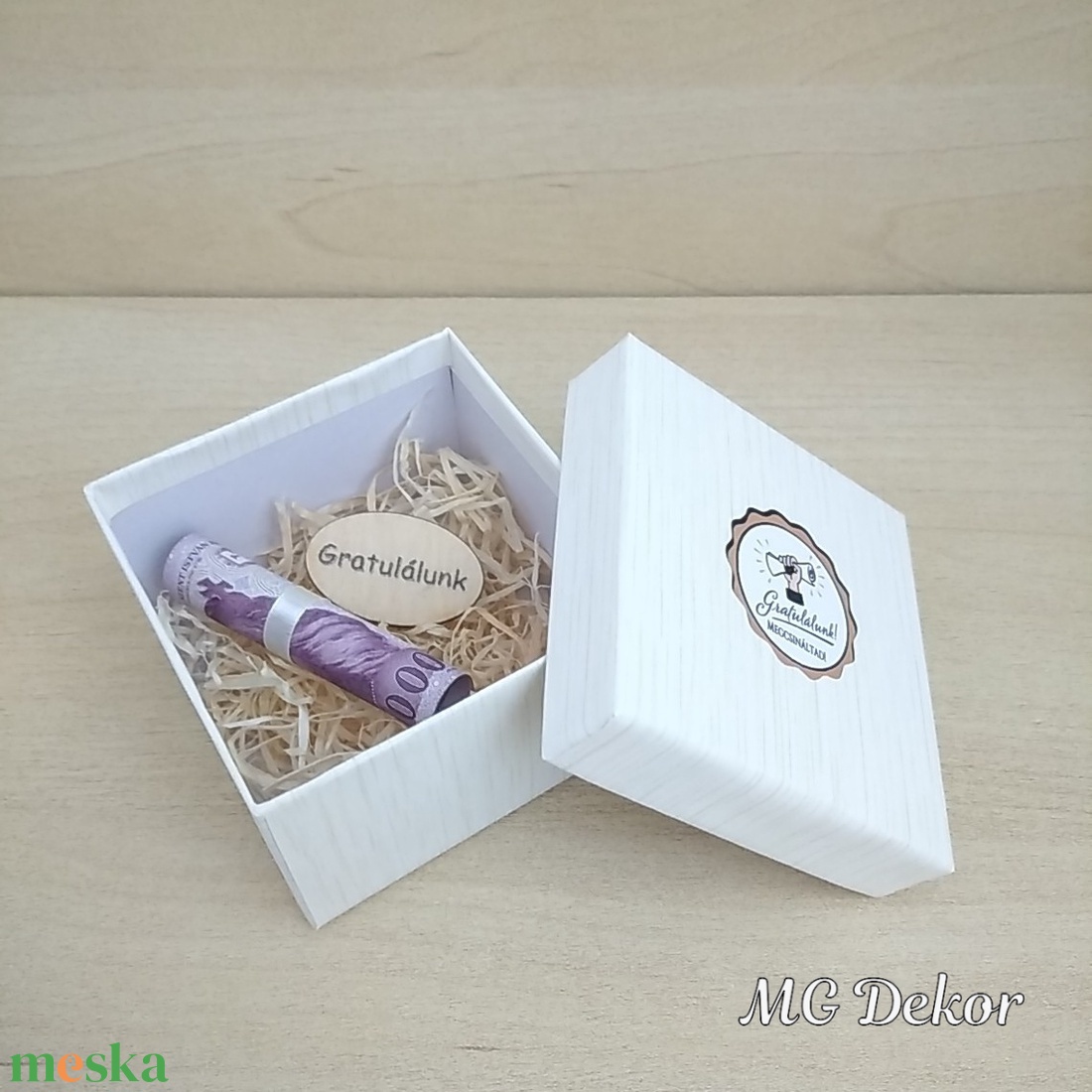 Ballagási pénzátadó doboz - körminta - otthon & életmód - papír, írószer - ajándékozás kellékei - pénzátadó doboz - Meska.hu