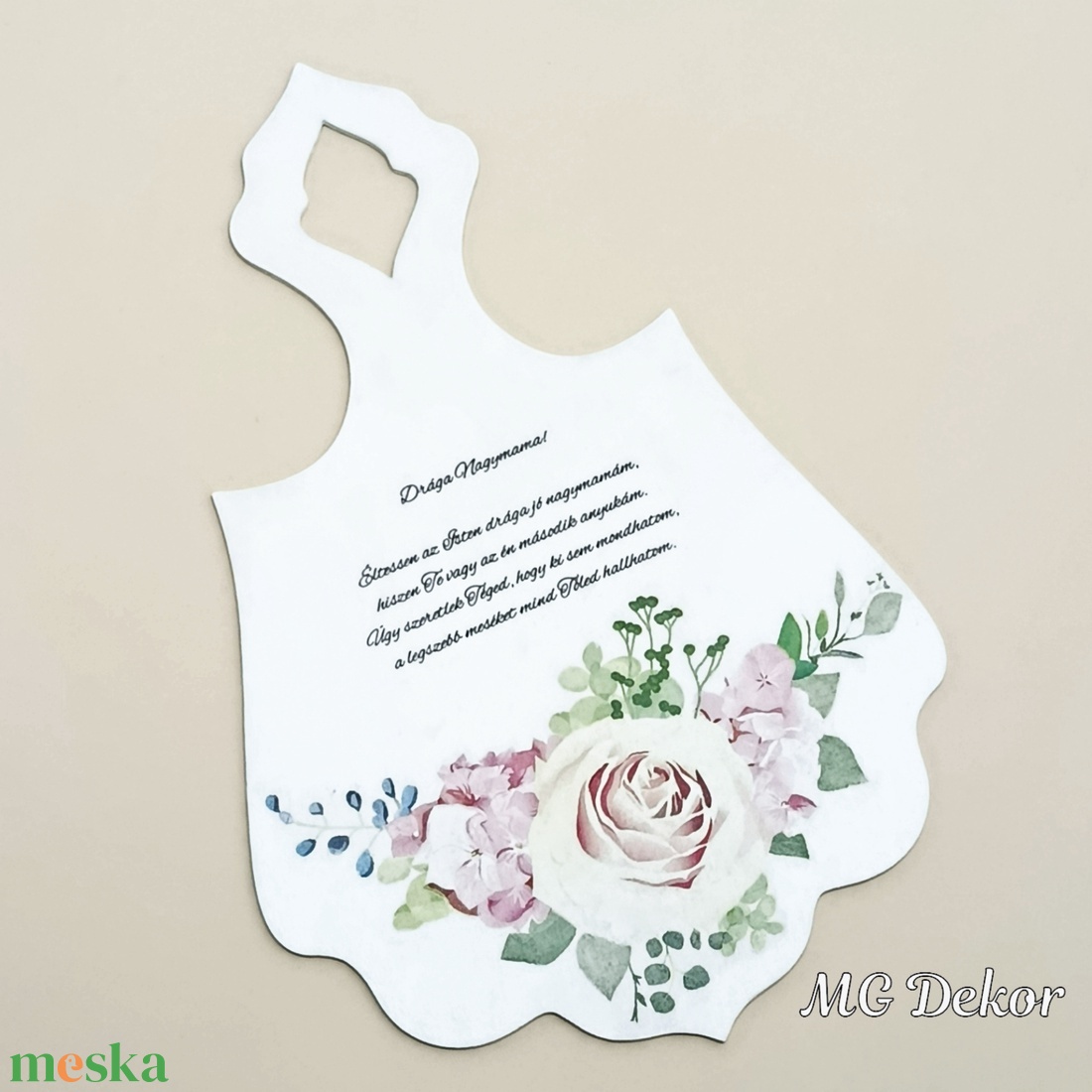 Nagymama köszöntő vágódeszka - otthon & életmód - konyhafelszerelés, tálalás - konyhai dekoráció - konyhai dísz - Meska.hu