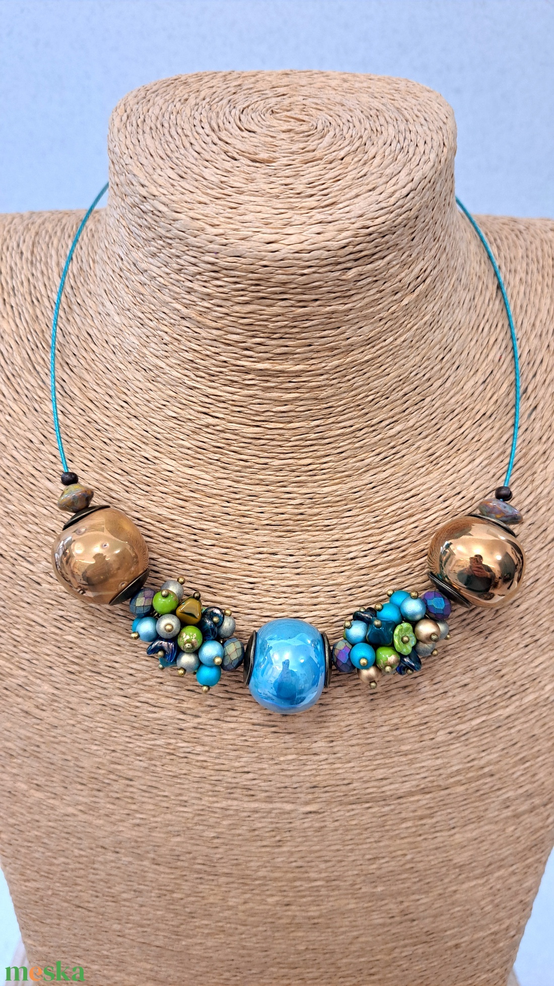 ELZA lánc - ékszer - nyaklánc - bogyós nyaklánc - Meska.hu