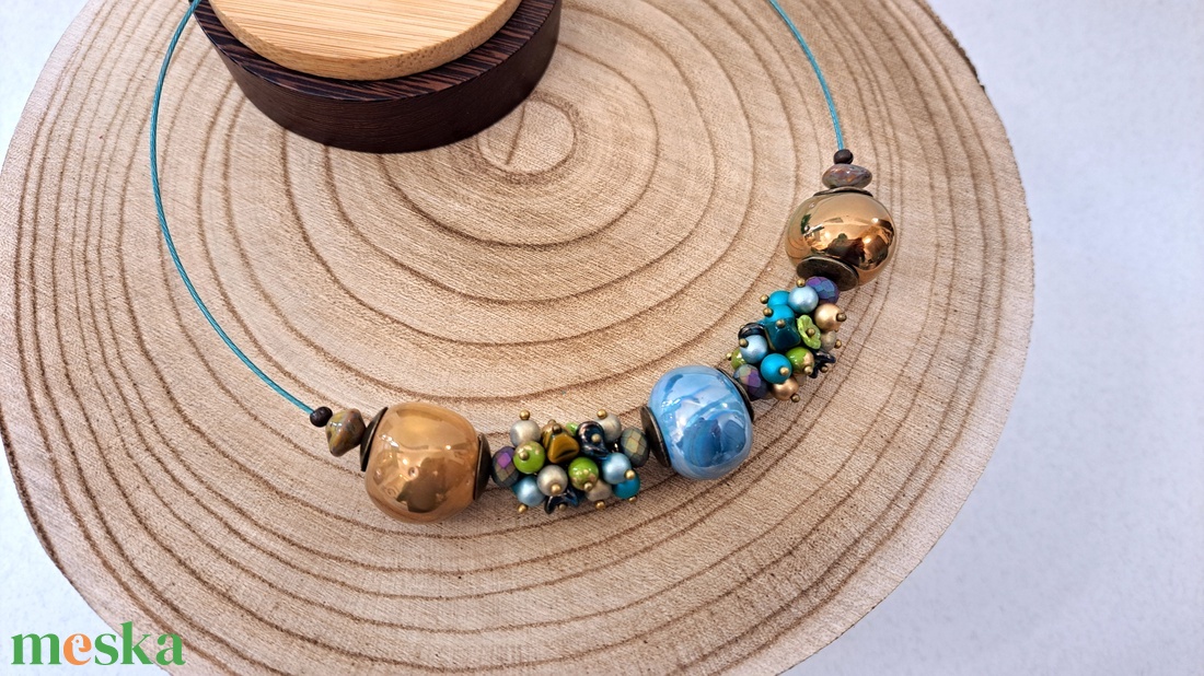 ELZA lánc - ékszer - nyaklánc - bogyós nyaklánc - Meska.hu