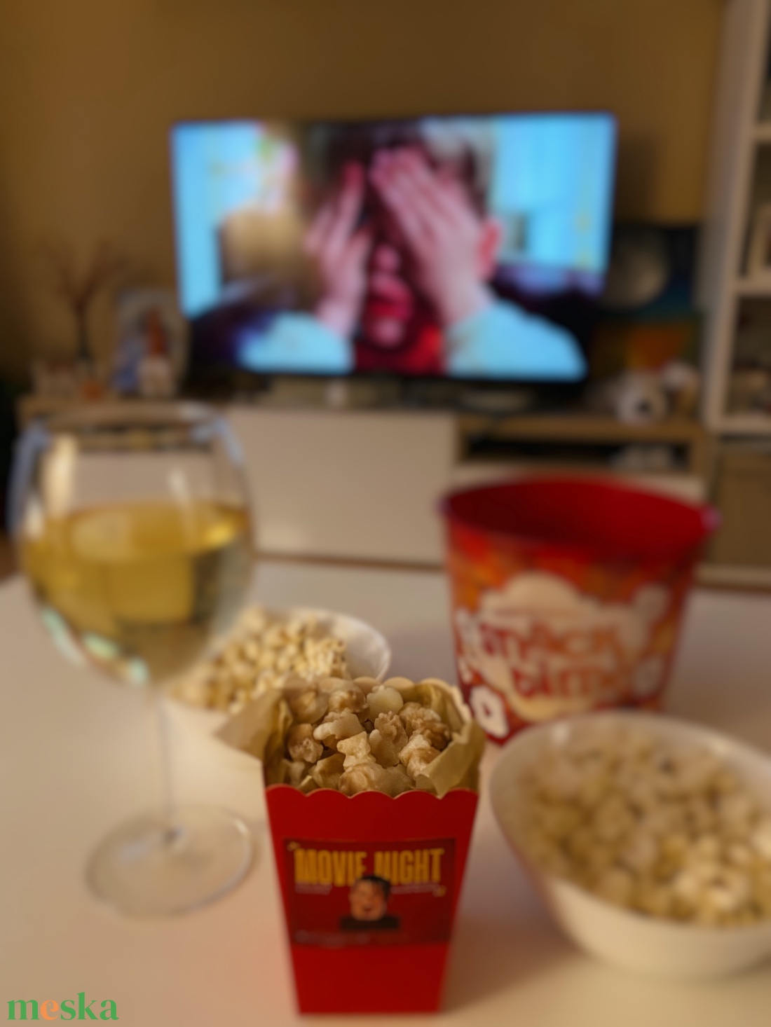 Popcorn formájú illatviasz-mézeskalács karamellás mousse illatú illatviasz (szójaviaszból) 100g - otthon & életmód - gyertya, illat, aroma - illatviasz - Meska.hu